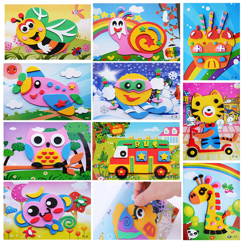 Kids Education Shows - Autocollant 3D en mousse EVA pour