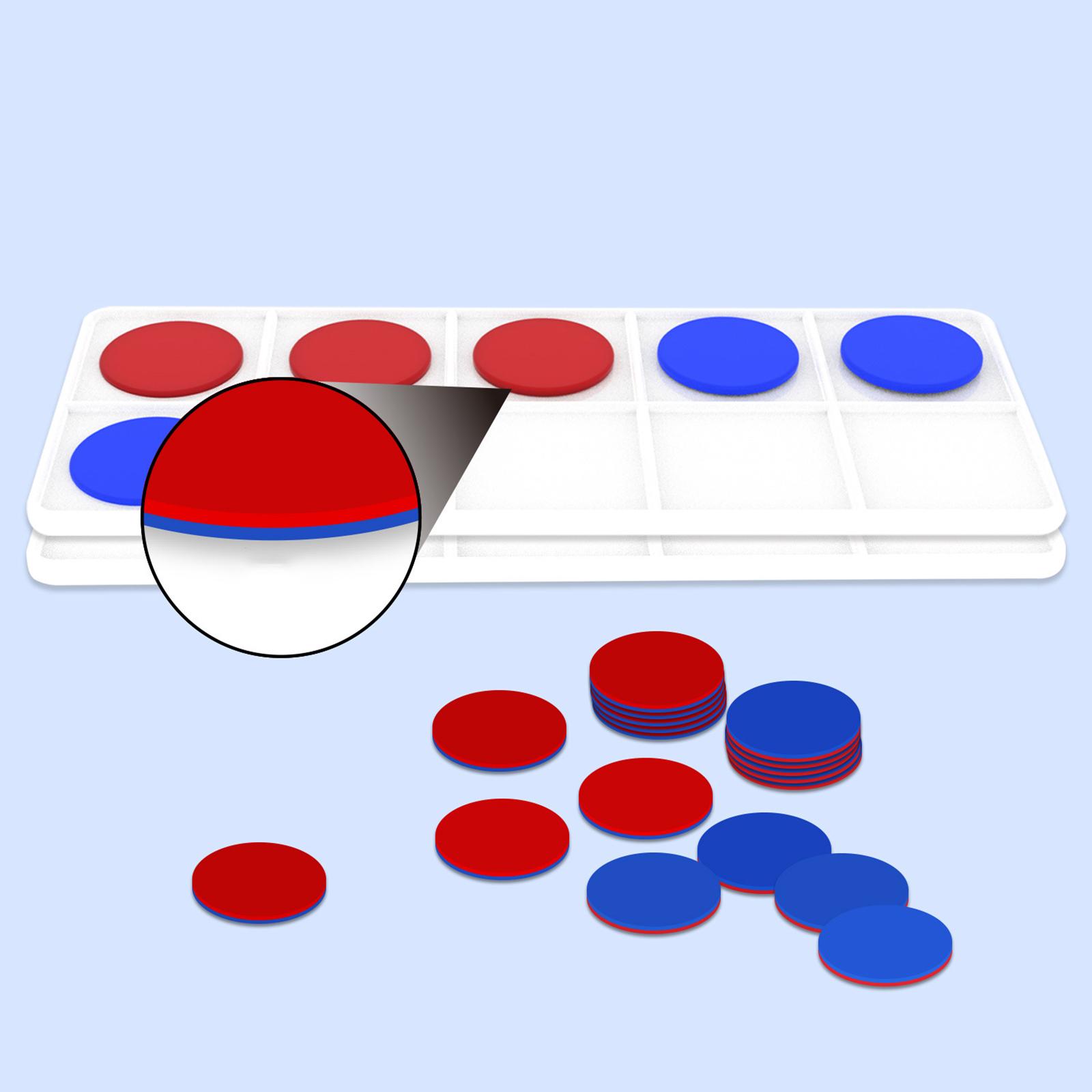 Math Manipulative Set - Ensemble de dix cadres en plastique,