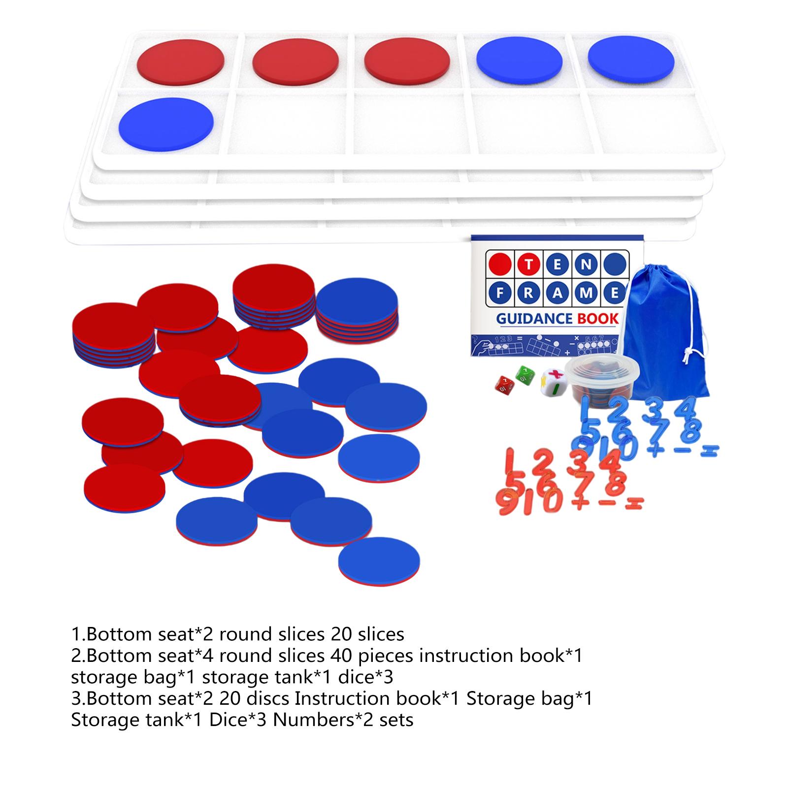 Math Manipulative Set - Ensemble de dix cadres géants pour