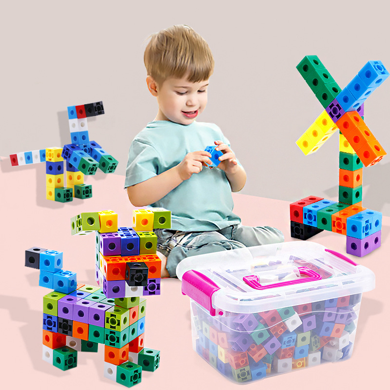 Math Manipulative Set - Ensemble de 100 cubes Math Link,