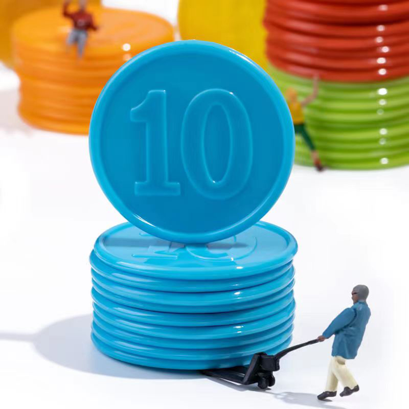 Jetons de Poker avec numéros,  - Math Manipulative Set avis et prix