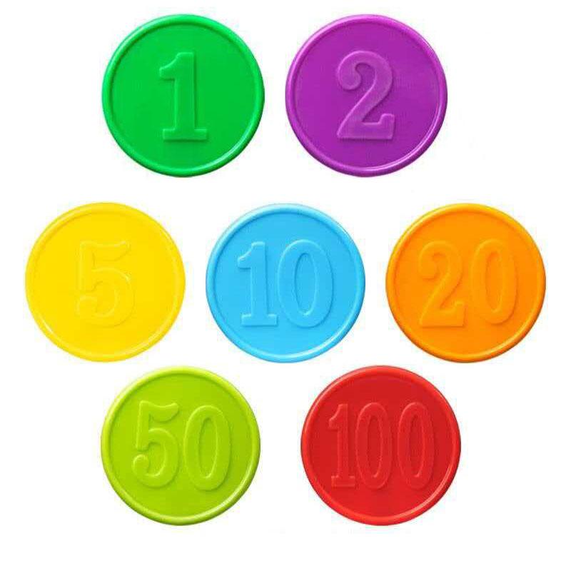 Jetons de Poker avec numéros,  - Math Manipulative Set avis et prix