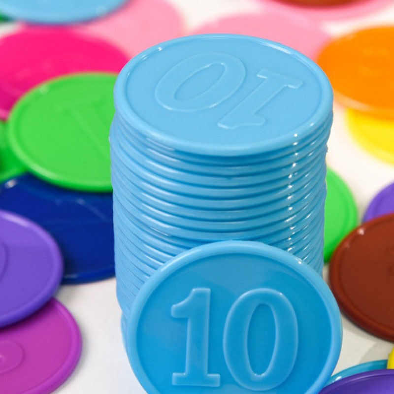 Jetons de Poker avec numéros,  - Math Manipulative Set avis et prix