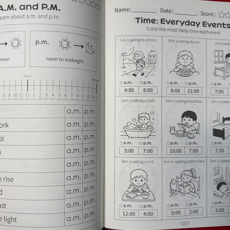 Cahier d'exercices pour enfant - Kids Educational Workbooks avis et prix