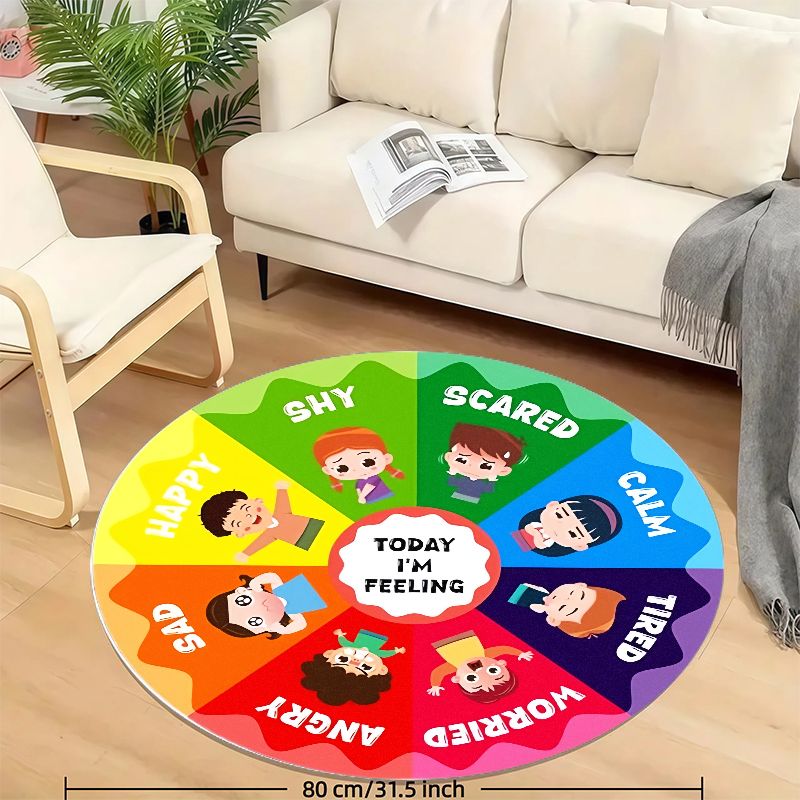 Tapis rond éducatif en flanell - Kids Education Charts avis et prix