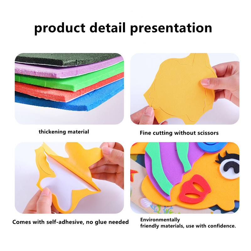 Autocollant 3D en mousse EVA p - Kids Education Shows avis et prix