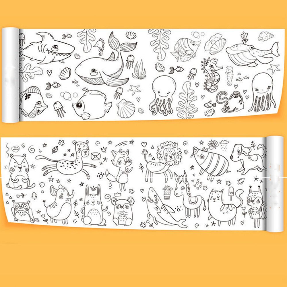Rouleau de papier à colorier m - Kids Educational Workbooks avis et prix