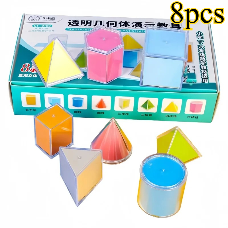 8 pièces de blocs de construct - Math Manipulative Set avis et prix