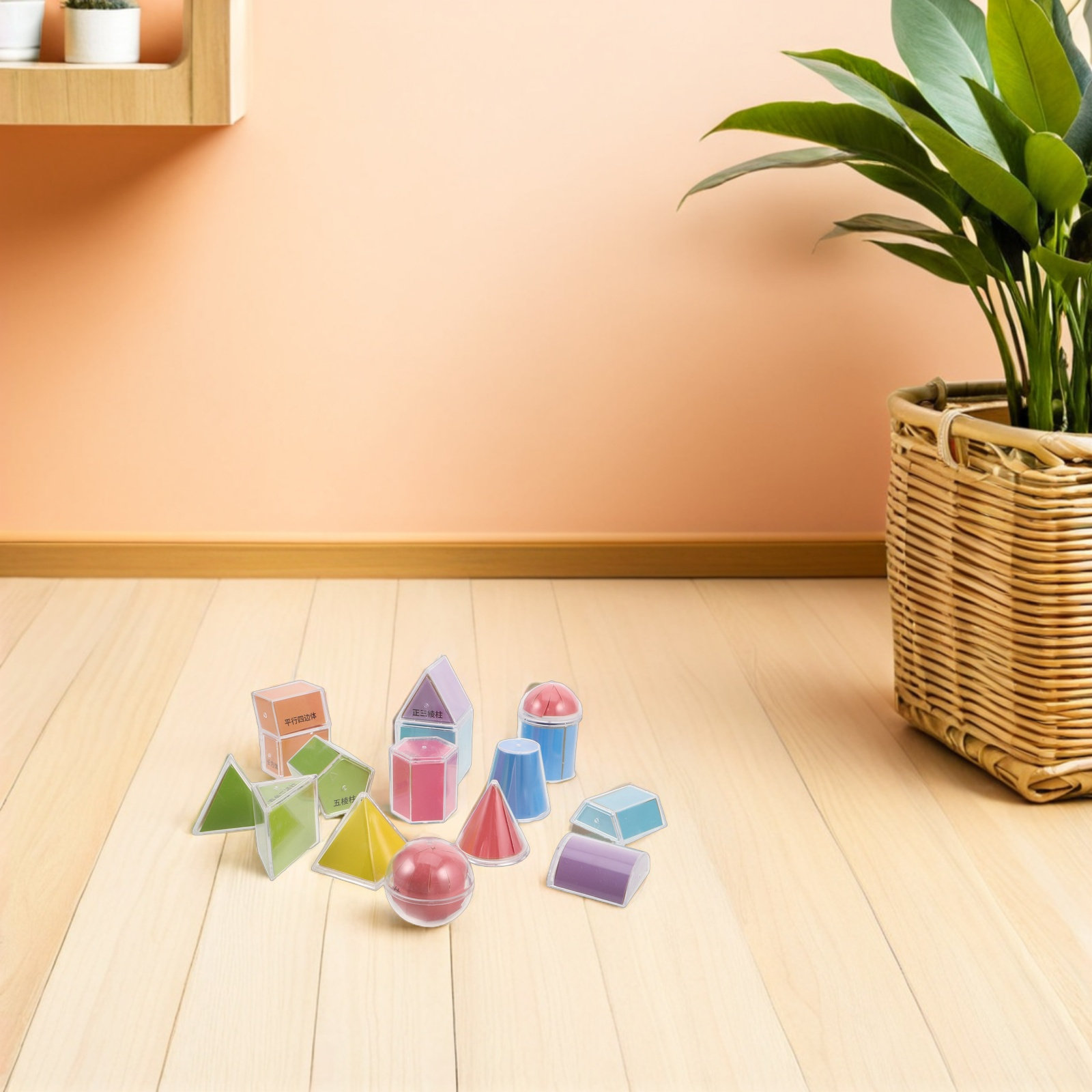 Lot de 16 blocs géométriques p - Math Manipulative Set avis et prix