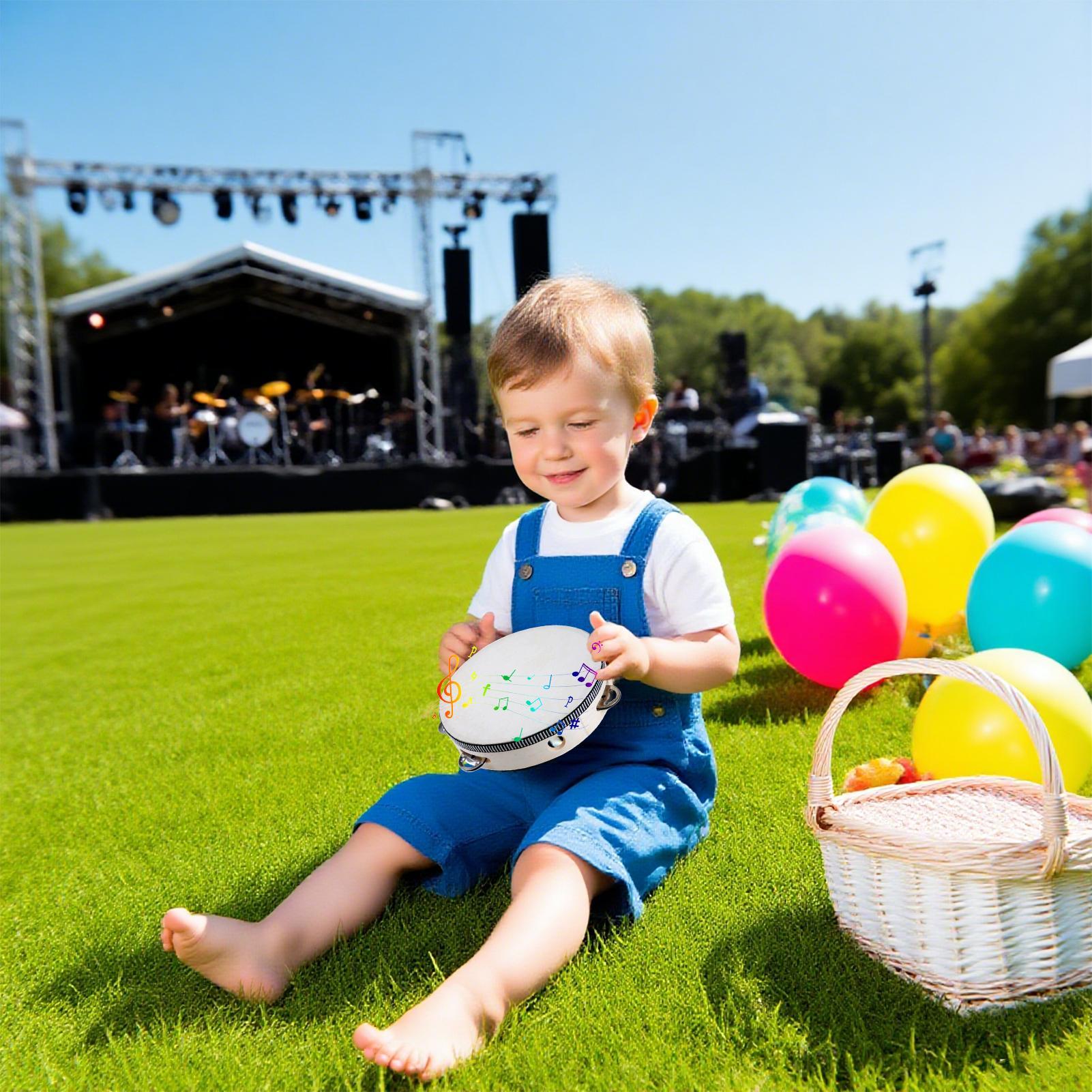 Tambourin pour enfants 6 pouce - Kids Education And Recreation avis et prix